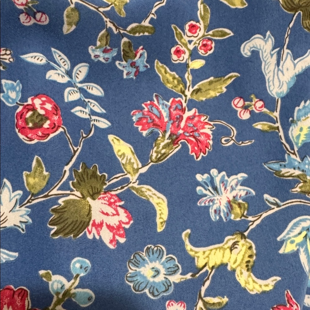 Vintage Liz Claiborne Blue Floral Maxi Skirt - Picture 4 of 5